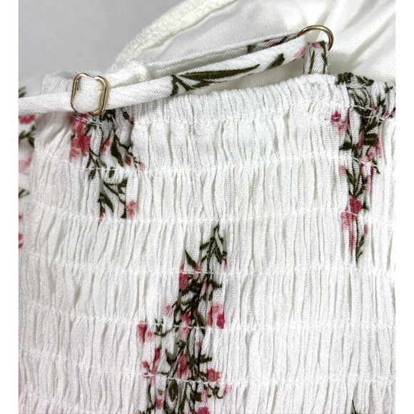 Maurices Sundress Womens XXL White Lace Pink Floral‎ Fairycore Dainty Feminine - Picture 13 of 13